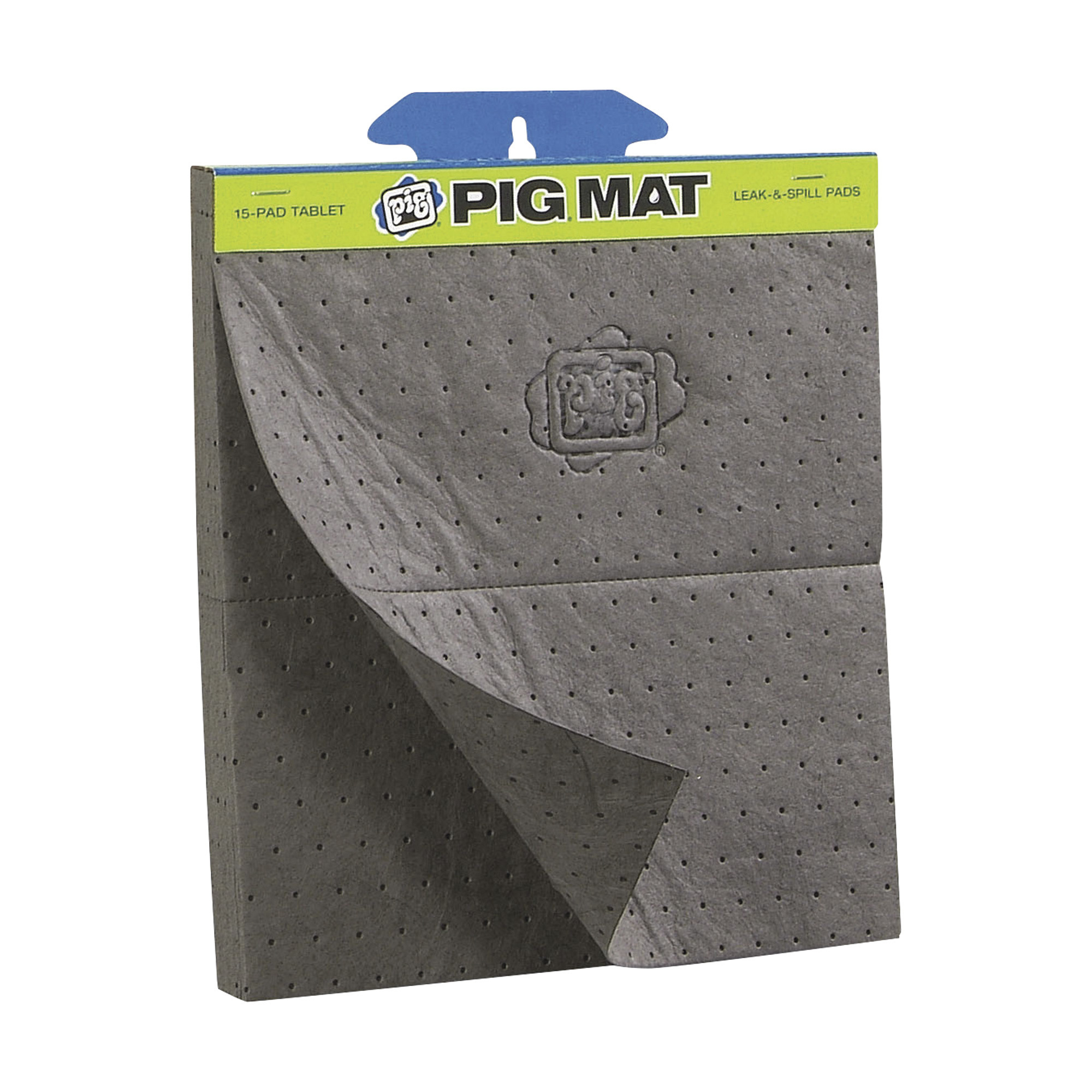 Pig Mat Universal Leak and Spill Pads, 14in.L x 14-1/4in.W, Model# 25101
